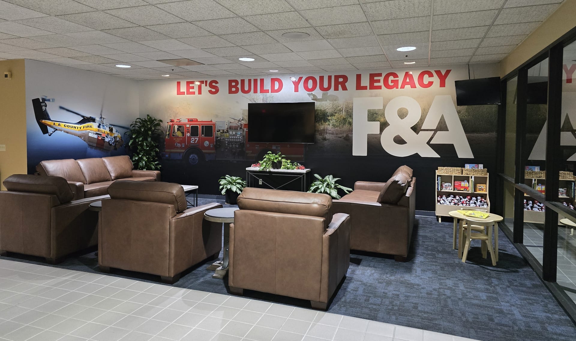 Spatial design rendering or walkthrough of gallery space